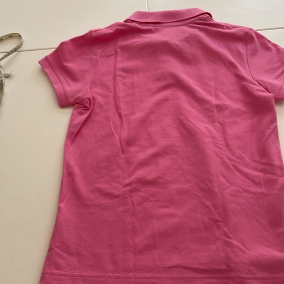 Lilly Pulitzer pink polo shirt 95% cotton 5% spandex - Picture 6 of 6